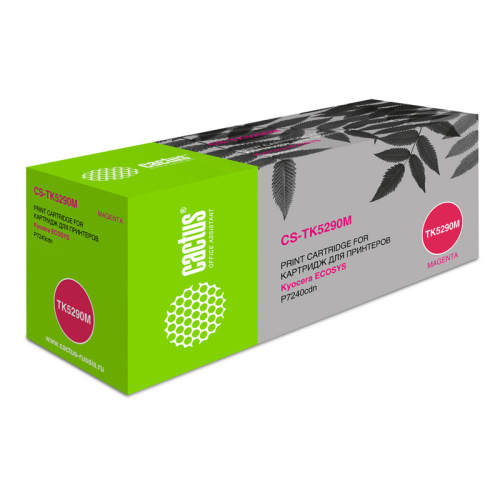 -/ Картридж лазерный Cactus CS-TK5290M TK-5290M пурпурный (13000стр.) для Kyocera Ecosys P7240cdn