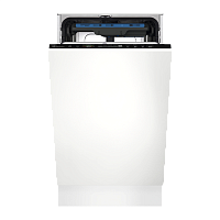 KEMB3301L Встраиваемые посудомоечные машины ELECTROLUX/ Встраиваемая узкая посудомоечная машина, без фасада, сенсорное управление Quick Select 1, трехцифровой дисплей, 10 комплектов, 5 программ + 3 комбинации (все программы, кроме Предварительное полоскан
