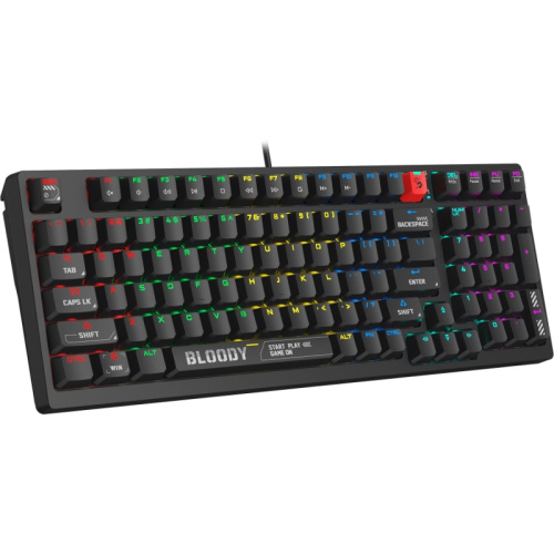 S98BLACK Клавиатура A4Tech Bloody S98 механическая черный USB for gamer LED (S98 BLACK) фото 14 S98BLACK Клавиатура A4Tech Bloody S98 механическая черный USB for gamer LED (S98 BLACK) фото 14