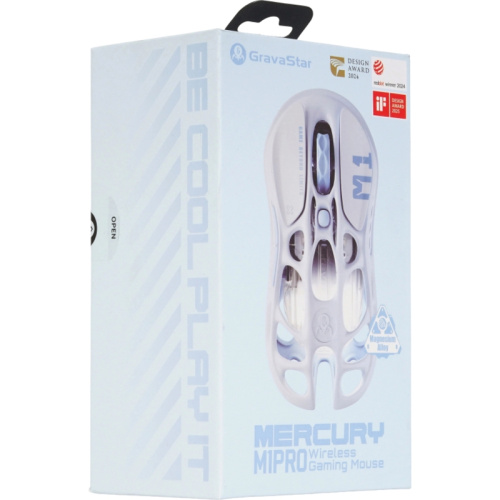 6972448924313 Игровая мышь/ Мышь Gravastar Mercury M1 Pro Ice Blue фото 8