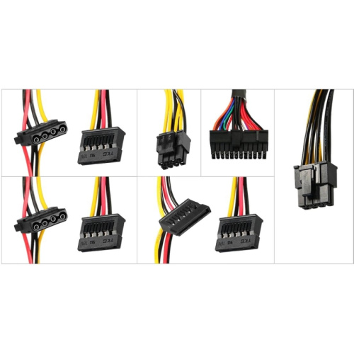 KPPSU550V3 Блок питания KingPrice ATX 550W KPPSU550 (20+4pin) 120mm fan 4xSATA фото 9