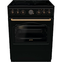 GECS6B71CLB Плита GORENJE/ Электрическая плита,варочная поверхность стеклокерамика,объем духовки 71 л ,дверца 2 стекла+термослой,глубокий и мелкий противень,эмаль SilverMatte,MultiAir,ExtraSteam,11 режимов,очистка паром AquaClean Класс энергопотребления: