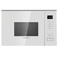 MBMO820SGW09 Встраиваемая микроволновая печь MAUNFELD/ Встраиваемая микроволновая печь, сенсорное управление, 8 режимов, 20 л, 1270 Вт, гриль, белое стекло