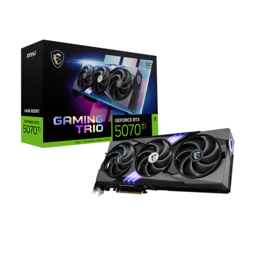 GeForceRTX5070Ti16GGAMINGTRIOOC Видеокарта/ GeForce RTX 5070 Ti 16G GAMING TRIO OC