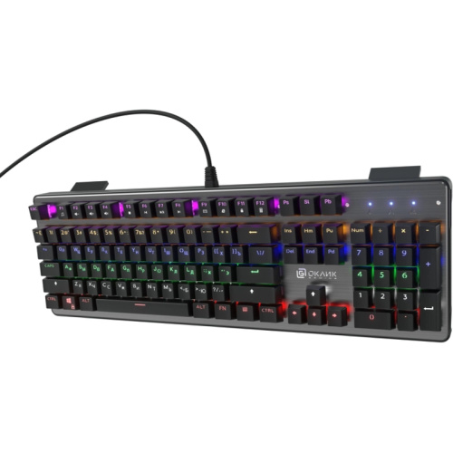 499578 Клавиатура Oklick 970G Dark Knight механическая черный/серебристый USB for gamer LED фото 19 499578 Клавиатура Oklick 970G Dark Knight механическая черный/серебристый USB for gamer LED фото 19