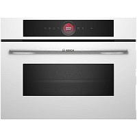 CMG7241W1 Компактная духовка с микроволновой печью и 16 типами нагрева, 45.5x59.5x54.8 см, 45л, дисплей,инвертор,SoftClose и SoftOpen, Bosch Assist, белый цвет