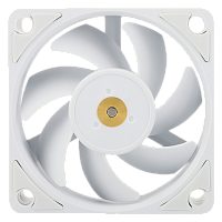 TL-B6W Кулер для корпуса/ Case Cooler Thermalright TL-B6W (60x60x25mm, 4-pin PWM, 16.17CFM, 20.17dBA, 3200RPM, White)