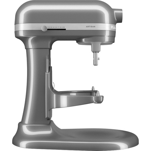 5KSM70SHXEMS Настольный миксер KitchenAid Artisan с выдвижной чашей 6.6 л, цвет серебристый фото 5
