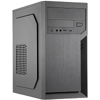FL-702 Корпус без блока питания/ Case Foxline FL-702, mATX, 1x5.25EXT, 1x3.5EXT, 2x3.5INT, 2xUSB2.0, HDA, w/o FAN, w/o PSU