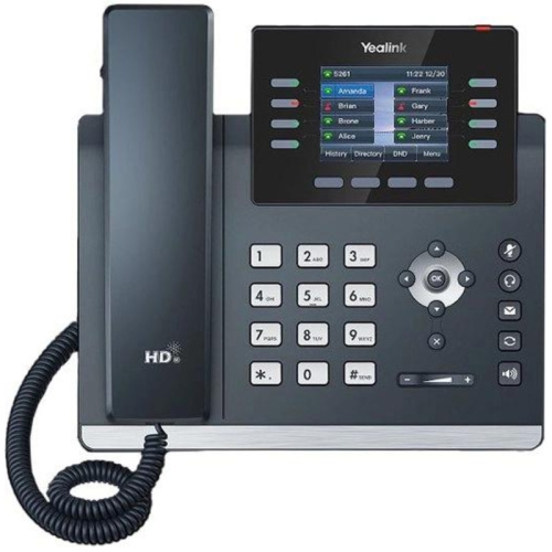 SIP-T44W Телефон IP Yealink SIP-T44W черный фото 2