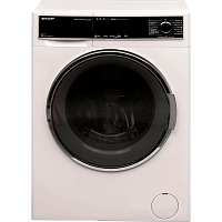 ES612RW Стиральная машина Sharp/ Стиральная машина,597х845х416 мм., фронтальная загрузка, cтирка до 6 кг, электронное управление,отжим при 1200 об/мин,защита от протечек, пр-во Турция