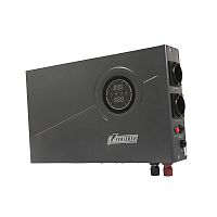 POWERMANSmart800INVGraphite Источник бесперебойного питания/ POWERMAN Smart 800 INV, black, line-interactive, 800VA/480W, 140-275V, 2 Euro sockets, external battery 12V from 45Ah to 200Ah (not included), charging current 13A, LCD display, wall-mounted, 41