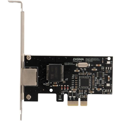 DPE101G-TXV2 Сетевая карта Gigabit Ethernet Digma DPE101G-TX DPE101G-TX V2 PCI Express фото 5 DPE101G-TXV2 Сетевая карта Gigabit Ethernet Digma DPE101G-TX DPE101G-TX V2 PCI Express фото 5