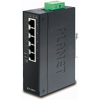 IGS-501T коммутатор/ PLANET IP30 Slim type 5-Port Industrial Gigabit Ethernet Switch (-40 to 75 degree C)