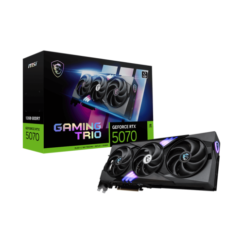 GeForceRTX507012GGAMINGTRIO Видеокарта/ GeForce RTX 5070 12G GAMING TRIO