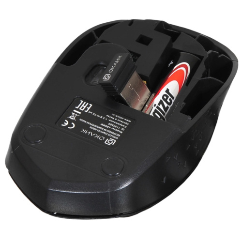 1196569 Мышь Oklick 488MW черный/синий оптическая 1600dpi беспров. USB для ноутбука 4but (1196569) фото 2 1196569 Мышь Oklick 488MW черный/синий оптическая 1600dpi беспров. USB для ноутбука 4but (1196569) фото 2