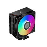 RT400DIGITALARGBBK Кулер для процессора/ CPU Cooler PCCooler RT400 Digital ARGB BK (230W, 4-pin PWM, ARGB, LED temp., 152mm, Al/Cu, 4x6mm, 1x120mm, 73.32CFM, 34.9dBA, 2200RPM, S: 1851/1700/1200/115X, AM5/AM4, black)