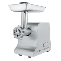 MMG.3000S Мясорубка MAUNFELD/ Мясорубка MAUNFELD MMG.3000S, мощность 3000 Вт, производительность 3,9 кг/мин, 5 насадок, реверс, защита от перегрузки, контейнер для хранения насадок, блокировка при перегреве, цвет нержавеющая сталь