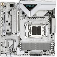 B850MEAGLEWF6EICE Материнская плата Gigabyte B850M EAGLE WF6E ICE Socket AM5 AMD B850 4xDDR5 mATX AC`97 8ch(7.1) 2.5Gg RAID+HDMI+DP