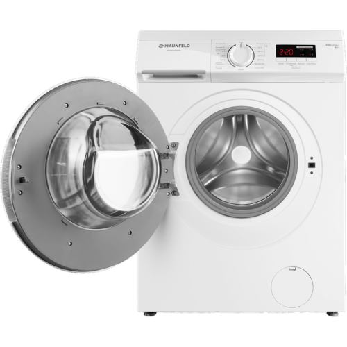 MFWM106WH05 Стиральная машина MAUNFELD/ Узкая, фронтальная, 15 режимов, 1000 об/мин, 6 кг, белый цвет фото 3