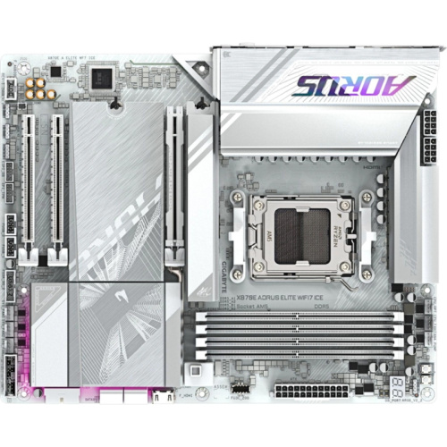 X870EAORUSELITEWIFI7ICE Материнская плата Gigabyte X870E AORUS ELITE WIFI7 ICE, RTL X870EAORUSELITEWIFI7ICE Материнская плата Gigabyte X870E AORUS ELITE WIFI7 ICE, RTL