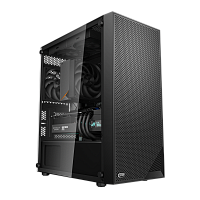 C3B310BK Корпус без блока питания/ Case PCCooler C3B310 BK, Mini-Tower, TG, Mesh, no fans, 2xUSB-A 2.0 + 1xUSB-A 3.0, mATX, mITX Black