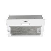 Cedro510BM Встраиваемая вытяжка Delonghi/ Встраиваемая вытяжка Delonghi, 52 см, отвод/рециркуляция, 950 м3/ч, 3 скорости, электронное управление, LED подсветка, цвет белая эмаль