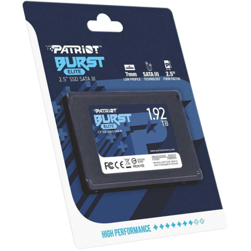 PBE192TS25SSDR Твердотельный накопитель Patriot SATA-III 1.92TB PBE192TS25SSDR Burst Elite 2.5" [PBE192TS25SSDR] фото 9