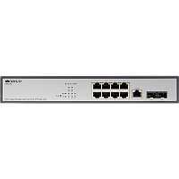OS3110/A1A Коммутатор/ Managed L2 Switch 8x1000Base-T, 2x1000Base-X SFP, RJ45 Console, 19" w/brackets