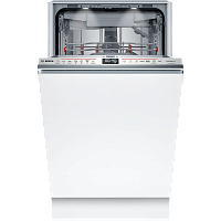 SPV8ZMX06Q Serie 8, Встраиваемая посудомоечная машина 45см.с Zeolith,Time Light, SilencePlus; Класс A-А-A; уровень шума 42 дБ; 6 прогр.:Eco 50 °C, Auto 45-65 °C, Intensive 70 °C, 5 спец.функций: Remote Start, Shine & Dry, Hygiene+,