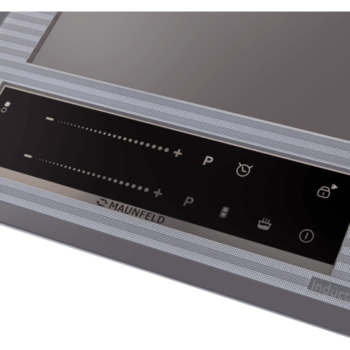 Индукционная варочная панель/ Индукция, домино, Flex Zone и Booster, слайдерное управление, графит фото 4