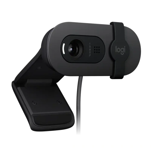 960-001592 Веб-камера/ Logitech Brio 105 Full HD 1080p Webcam - GRAPHITE - USB фото 3