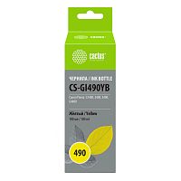 CS-GI490YB -/ Чернила Cactus CS-GI490YB GI-490 желтый 100мл для Canon Pixma G1400/G2400/G3400