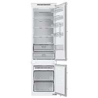 BRB80F30BES0EO Встраиваемый холодильник Samsung, ВхШхГ 193.5х54х55 см, объем 298 (224+74) л, Twin Cooling, Metal Cooling, зона свежести, режим "Отпуск", No Frost, Wi-Fi, слайдерное крепление, энергоэффективность E