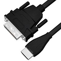4PH-R90114 4ПХ Кабель 1.8m HDMI-DVI 19M / 25M, черный