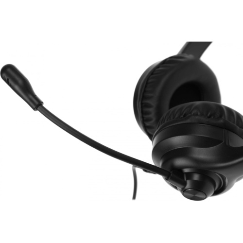 HU-8 Наушники с микрофоном A4Tech HU-8 черный 2м накладные USB оголовье фото 2 HU-8 Наушники с микрофоном A4Tech HU-8 черный 2м накладные USB оголовье фото 2