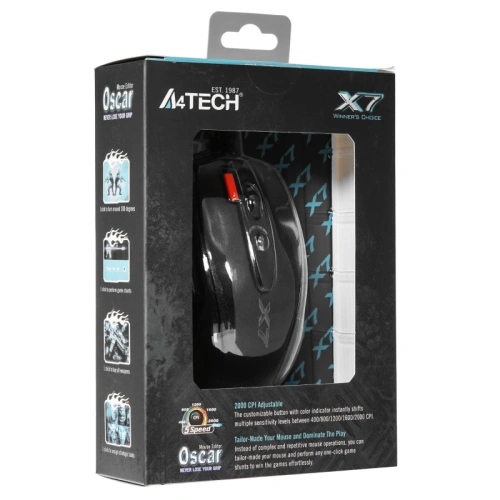 X-710BKUSB Мышь A4Tech X-710BK черный оптическая 2000dpi USB 7but (X-710BK USB) фото 5 X-710BKUSB Мышь A4Tech X-710BK черный оптическая 2000dpi USB 7but (X-710BK USB) фото 5