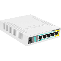 RB951UI-2HND Маршрутизатор/ Wireless SOHO router with five 100 Mbps Ethernet ports, a 2.4 GHz 802.11b/g/n Wi-Fi AP, and a USB 2.0 port