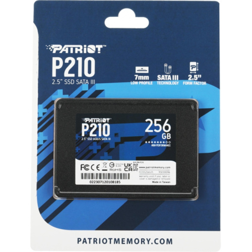 P210S256G25 Твердотельный накопитель Patriot SATA-III 256GB P210S256G25 P210 2.5" [P210S256G25] фото 7
