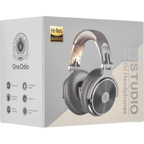 6974028140113 Гарнитура/ Гарнитура ONEODIO Studio Pro 10 Серый фото 8 6974028140113 Гарнитура/ Гарнитура ONEODIO Studio Pro 10 Серый фото 8