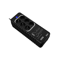 LGT-850H-6F-LDB Резевный ИБП в плоском корпусе "Brick"/ ИБП CBR [LGT-850H-6F-LDB] Offline 850VA/480W 6Ah12V 6 x Shuko+ Breaker