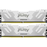 KF576C38RWK2-32 Память оперативная/ Kingston 32GB 7600MT/s DDR5 CL38 DIMM (Kit of 2) FURY Renegade White XMP