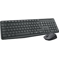 920-007948 Клавиатура + мышь Logitech MK235 клав:серый мышь:серый USB беспроводная (920-007948)