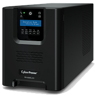 PR1000ELCD ИБП CyberPower PR1000ELCD, Line-Interactive, 1000VA/900W, 8 IEC-320 С13 розеток, USB&Serial, SNMPslot, LCD дисплей, Black, 0.6х0.35х0.4м., 21кг./ UPS Line-Interactive CyberPower PR1000ELCD 1000VA/900W USB/RS-232/EPO/SNMPslot (8 IEC С13)
