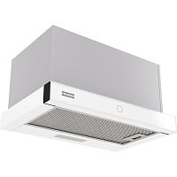 315.0702.969 Вытяжка Franke/ Best, Вытяжка TOUCH WH 50, 50см, 750 м3/ч, сенсорное управление, LED освещение, Угольный фильтр Ф-07 (приобретается отдельно), цвет: нержавеющая сталь, лицевая планка: белое стекло