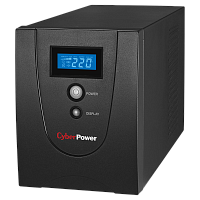 VALUE2200ELCD ИБП CyberPower VALUE 2200E, Line-Interactive, 2200VA/1320W, USB&Serial, RJ11/RJ45, 4 Schuko розетки, Black, 0.16х0.21х0.35м., 15.8кг./ UPS Line-Interactive CyberPower VALUE2200ELCD 2200VA/1320W USB/RS-232/RJ11/45 (4 EURO)