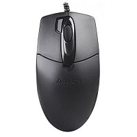 OP-730D Мышь A4Tech OP-730D черный оптическая 1200dpi USB 4but