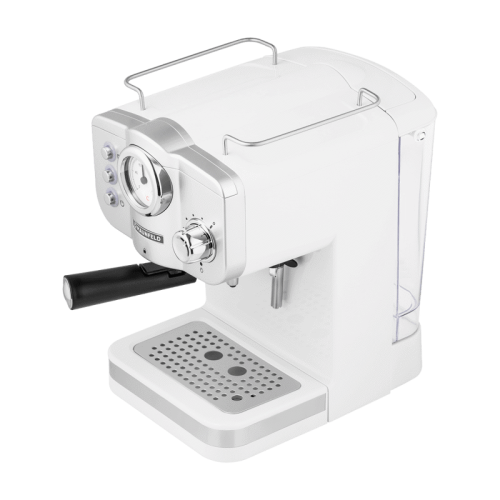 MF-735WHPRO Рожковая кофемаштина MAUNFELD/ Рожковая кофемашина, мощность 1100 Вт, 15 бар, капучинатор, цвет белый фото 12