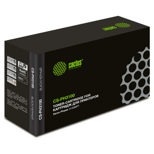 -/ Картридж лазерный Cactus CS-PH3100 106R01379 черный (4000стр.) для Xerox Phaser 3100MFP