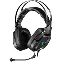 G570(BLACK+GREY)USB Наушники с микрофоном A4Tech Bloody G570 черный/серый 2м мониторные USB оголовье (G570 (BLACK+GREY) USB)